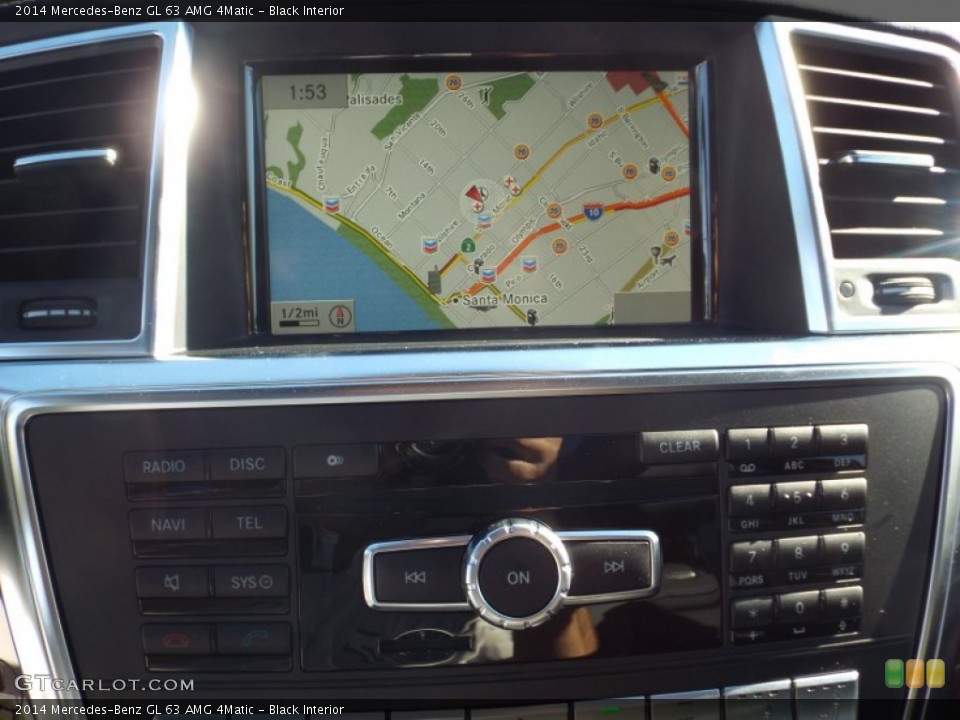 Black Interior Navigation for the 2014 Mercedes-Benz GL 63 AMG 4Matic #89745460