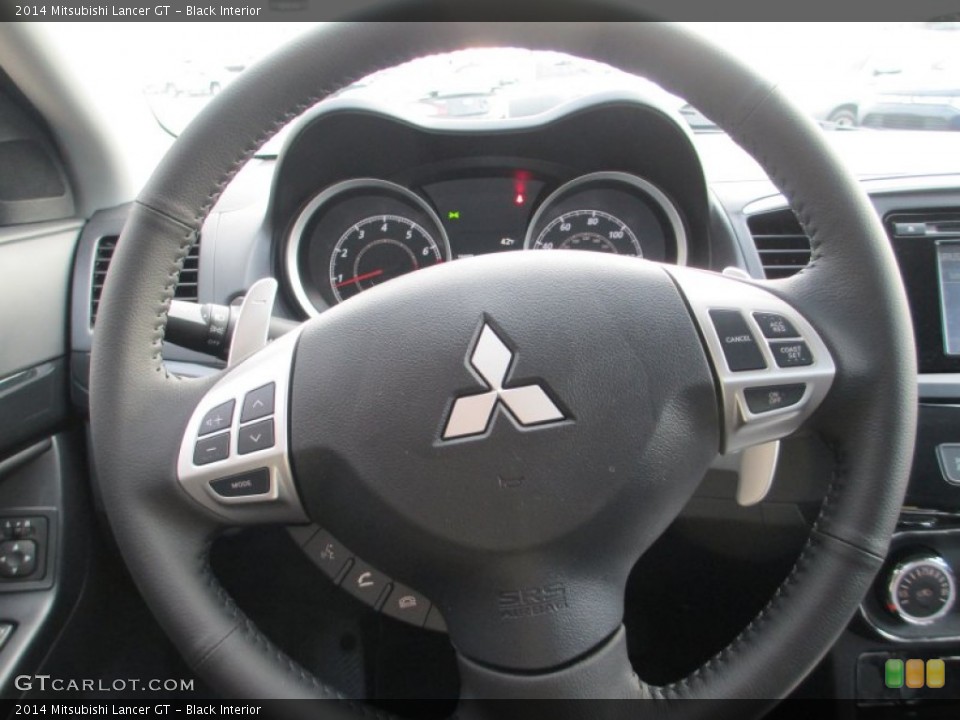 Black Interior Steering Wheel for the 2014 Mitsubishi Lancer GT #89747161