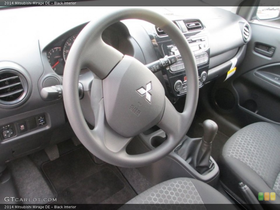 Black Interior Prime Interior for the 2014 Mitsubishi Mirage DE #89748592