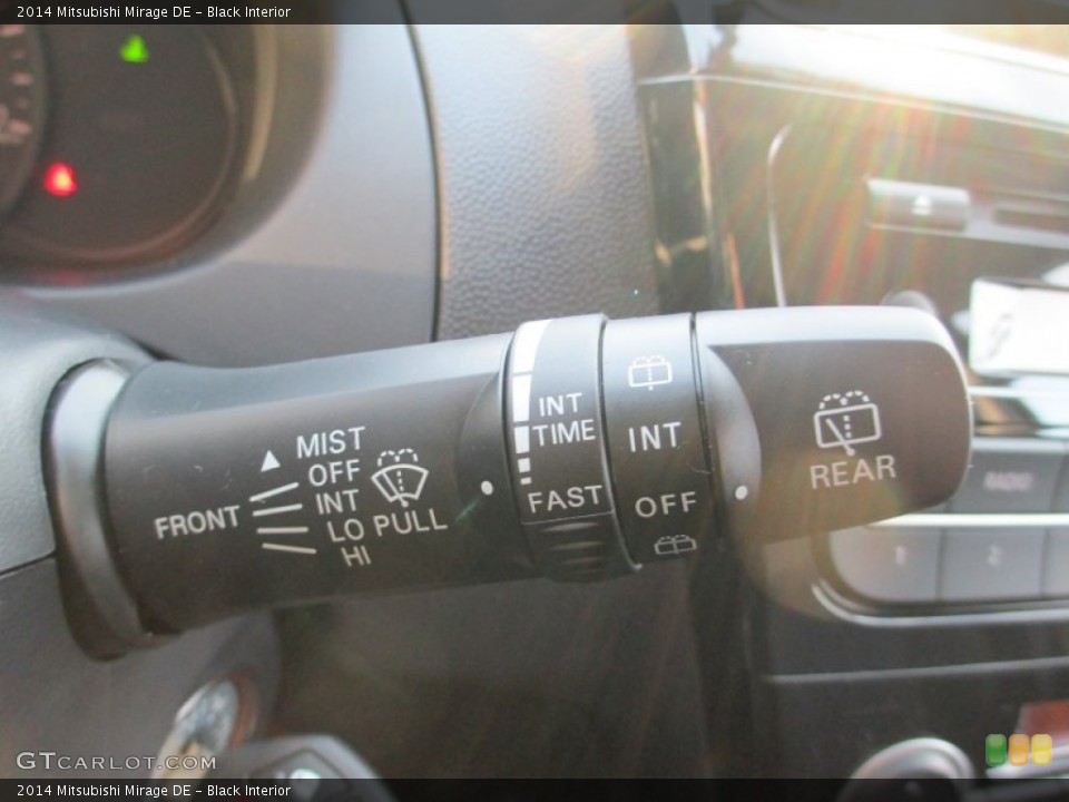 Black Interior Controls for the 2014 Mitsubishi Mirage DE #89748676