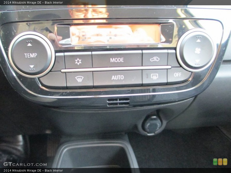 Black Interior Controls for the 2014 Mitsubishi Mirage DE #89748748