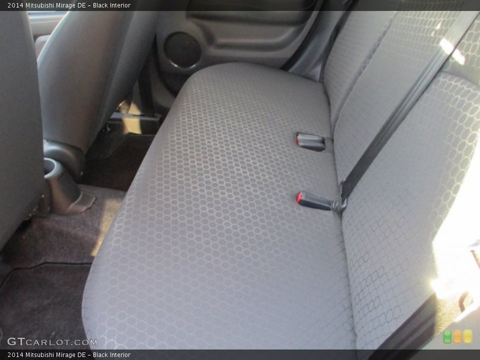 Black Interior Rear Seat for the 2014 Mitsubishi Mirage DE #89748838