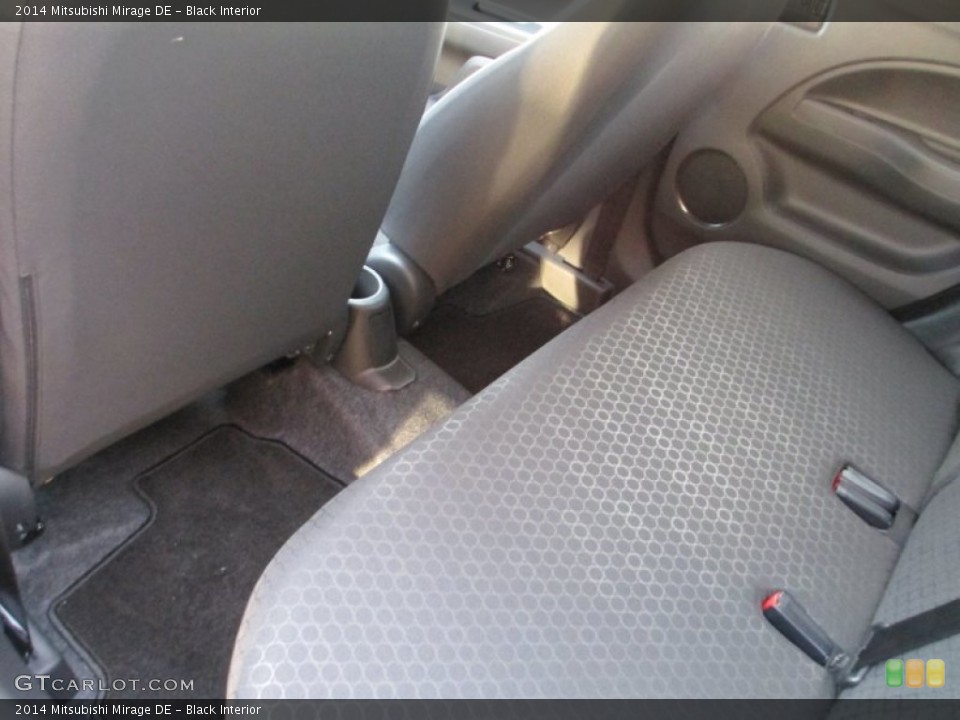 Black Interior Rear Seat for the 2014 Mitsubishi Mirage DE #89748856