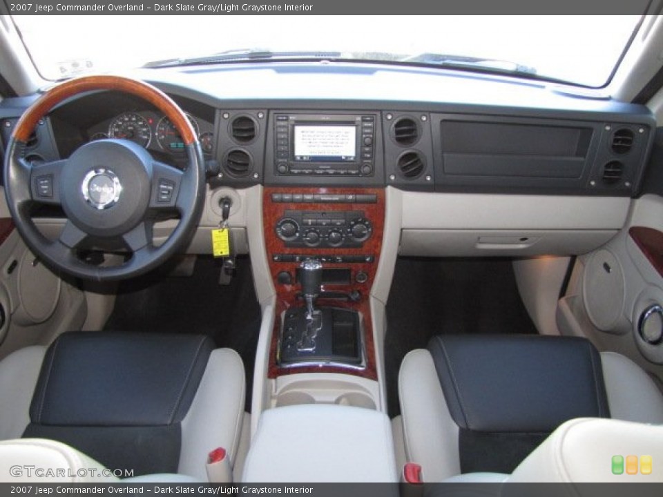 Dark Slate Gray/Light Graystone Interior Dashboard for the 2007 Jeep Commander Overland #89750611