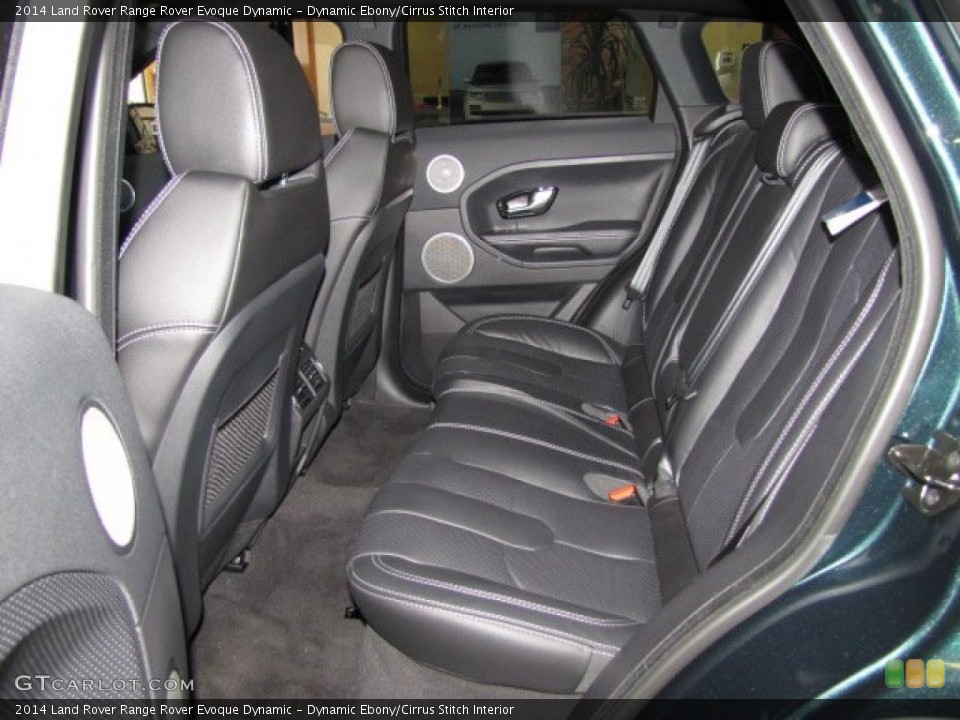 Dynamic Ebony/Cirrus Stitch Interior Rear Seat for the 2014 Land Rover Range Rover Evoque Dynamic #89751709