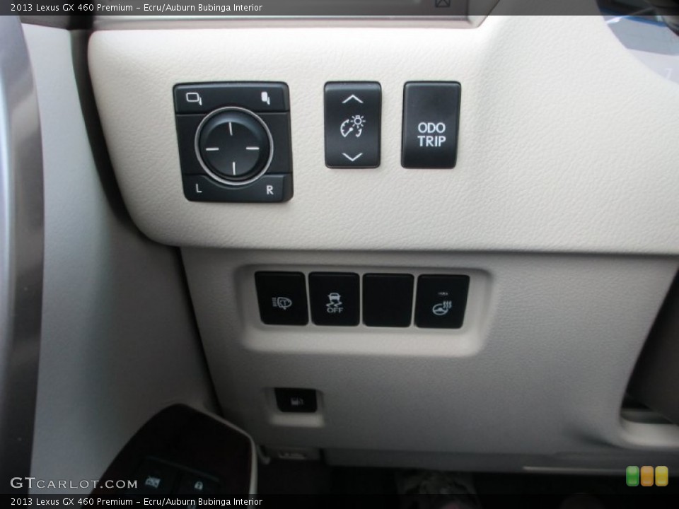 Ecru/Auburn Bubinga Interior Controls for the 2013 Lexus GX 460 Premium #89752543