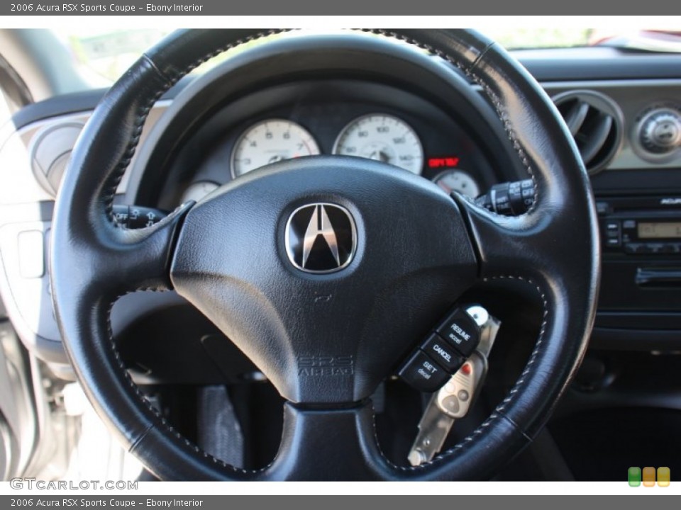 Ebony Interior Steering Wheel for the 2006 Acura RSX Sports Coupe #89754241