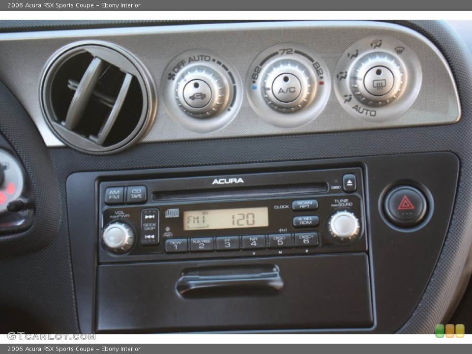 Ebony Interior Controls for the 2006 Acura RSX Sports Coupe #89754259