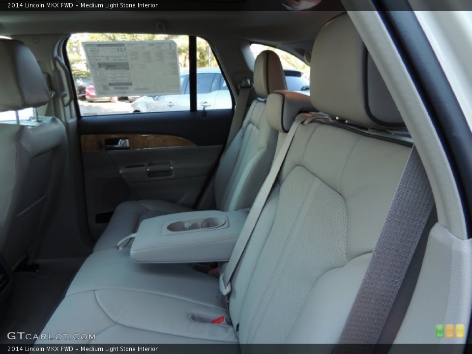 Medium Light Stone Interior Rear Seat for the 2014 Lincoln MKX FWD #89759815