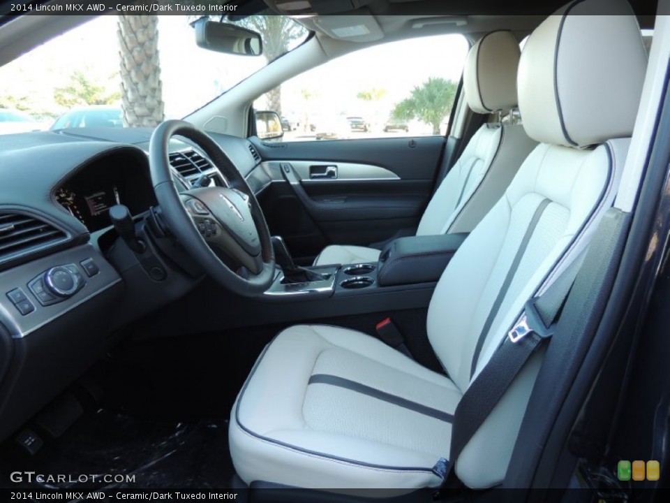 Ceramic/Dark Tuxedo Interior Front Seat for the 2014 Lincoln MKX AWD #89759907
