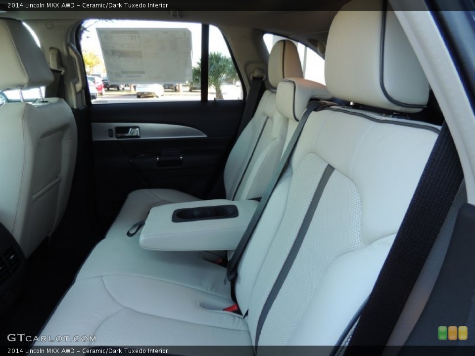 Ceramic/Dark Tuxedo Interior Rear Seat for the 2014 Lincoln MKX AWD #89759914