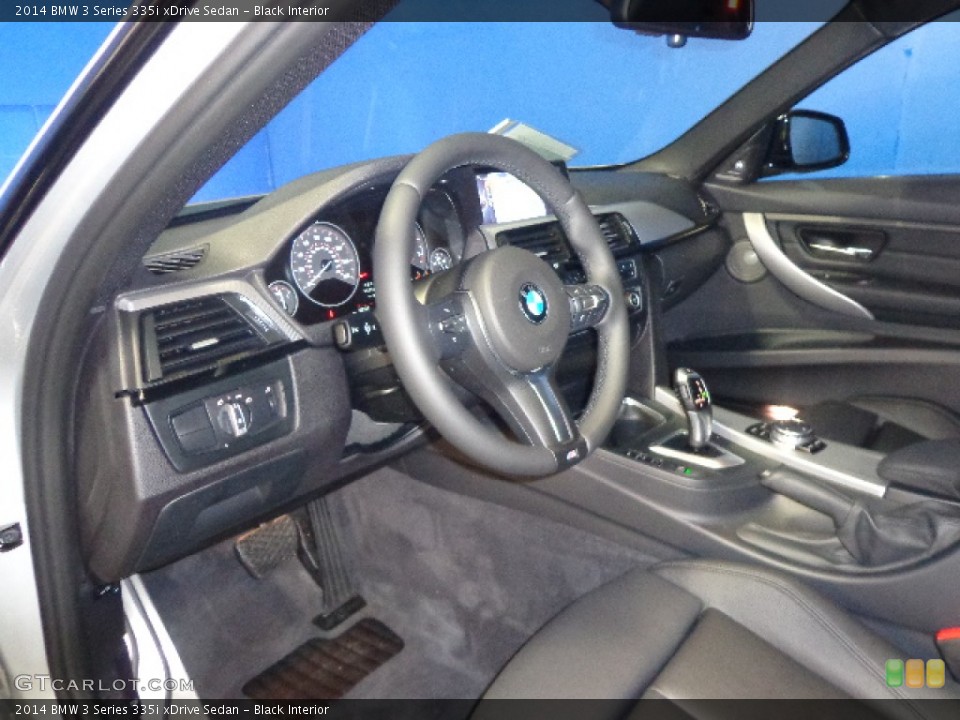 Black Interior Prime Interior for the 2014 BMW 3 Series 335i xDrive Sedan #89762921