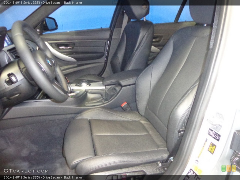 Black Interior Front Seat for the 2014 BMW 3 Series 335i xDrive Sedan #89762969