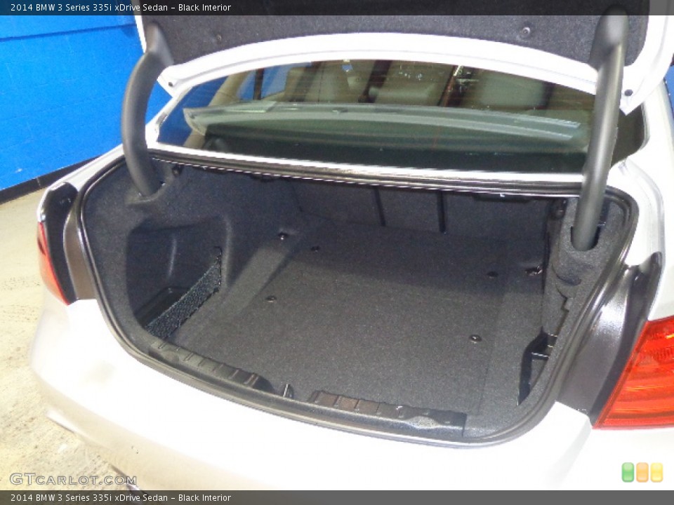 Black Interior Trunk for the 2014 BMW 3 Series 335i xDrive Sedan #89763107