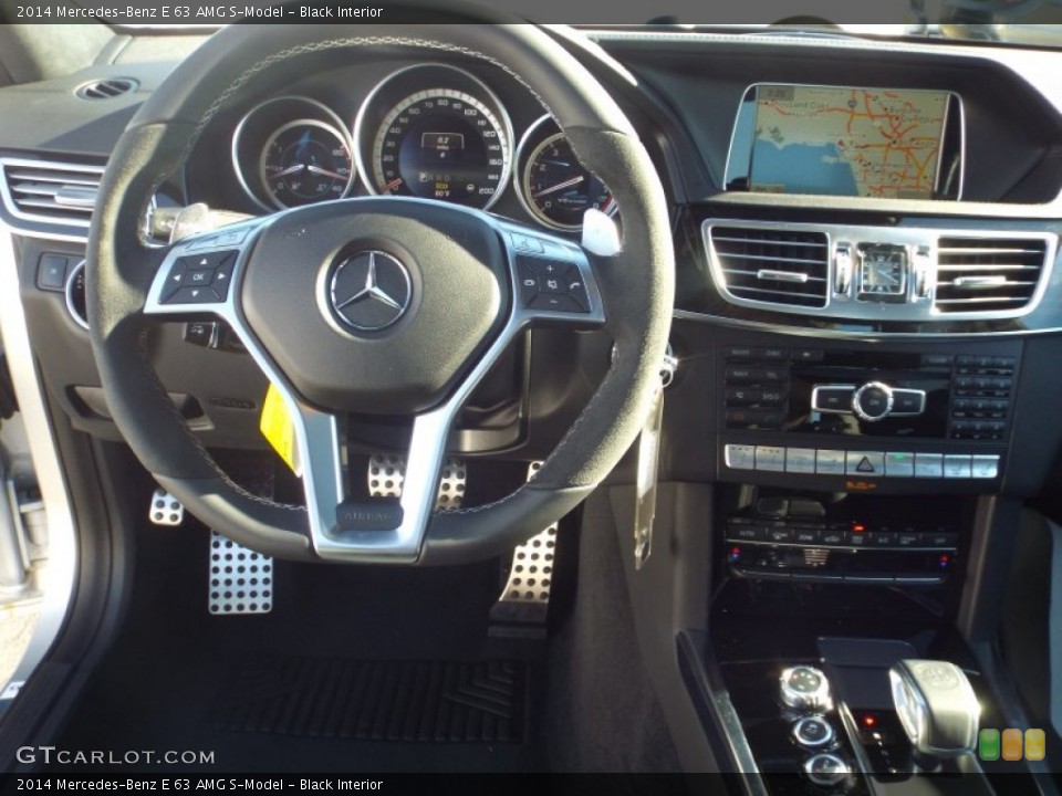 Black Interior Dashboard for the 2014 Mercedes-Benz E 63 AMG S-Model #89763506