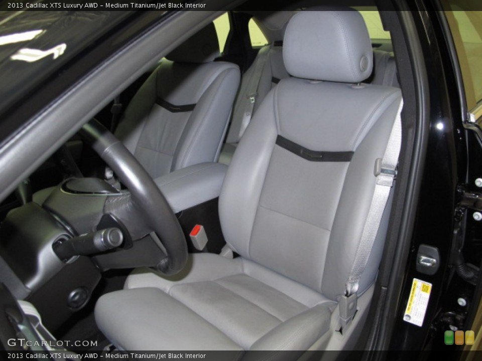 Medium Titanium/Jet Black Interior Front Seat for the 2013 Cadillac XTS Luxury AWD #89767310