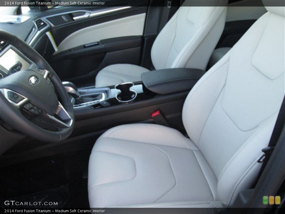 Medium Soft Ceramic Interior Front Seat for the 2014 Ford Fusion Titanium #89768299