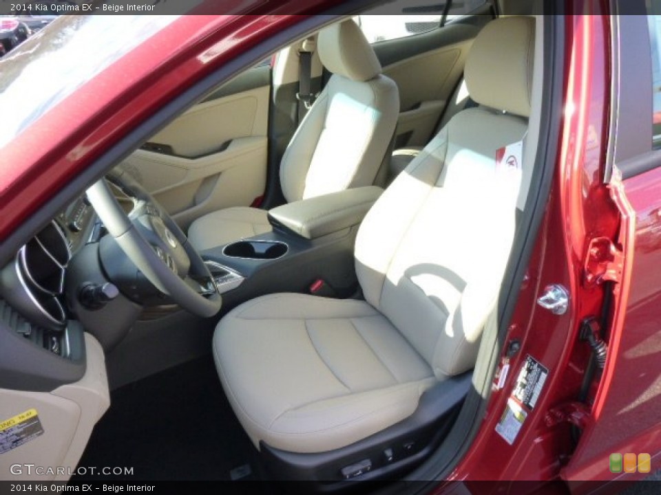 Beige Interior Front Seat for the 2014 Kia Optima EX #89770613