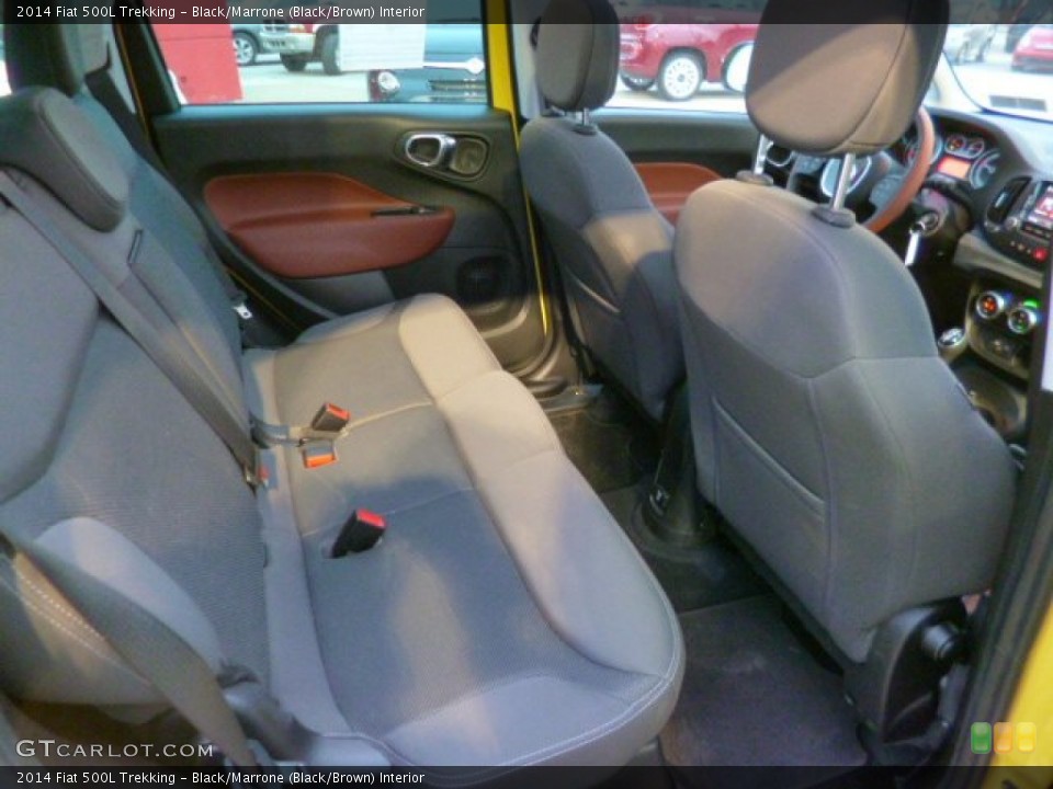 Black/Marrone (Black/Brown) Interior Rear Seat for the 2014 Fiat 500L Trekking #89777246