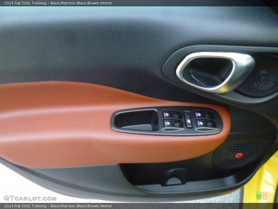 Black/Marrone (Black/Brown) Interior Door Panel for the 2014 Fiat 500L Trekking #89777357