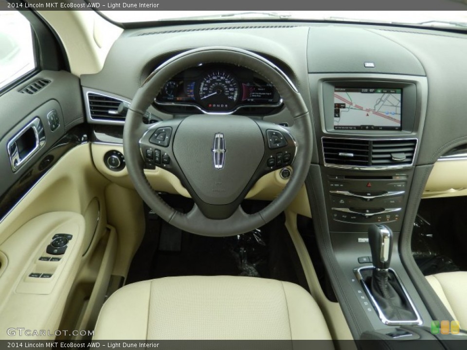 Light Dune Interior Dashboard for the 2014 Lincoln MKT EcoBoost AWD #89778401