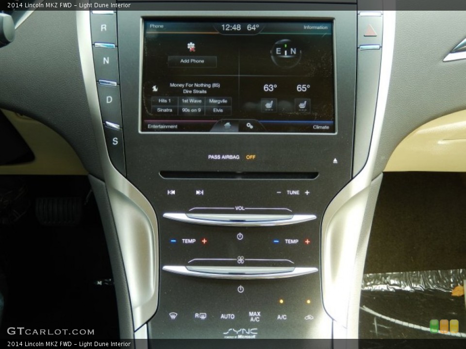 Light Dune Interior Controls for the 2014 Lincoln MKZ FWD #89778764