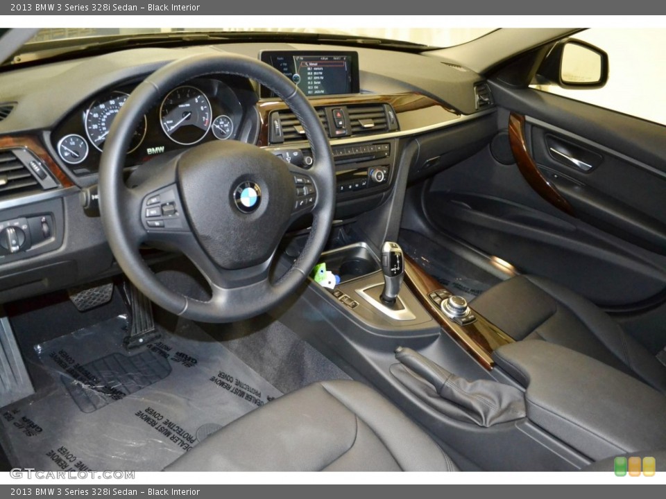 Black Interior Prime Interior for the 2013 BMW 3 Series 328i Sedan #89778977