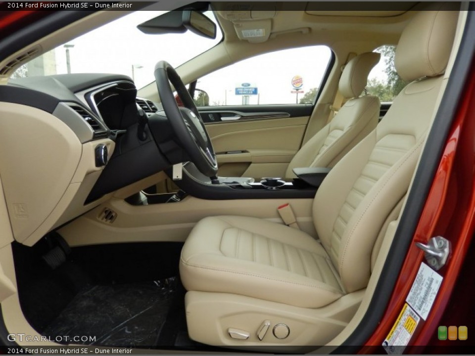 Dune Interior Front Seat for the 2014 Ford Fusion Hybrid SE #89778983