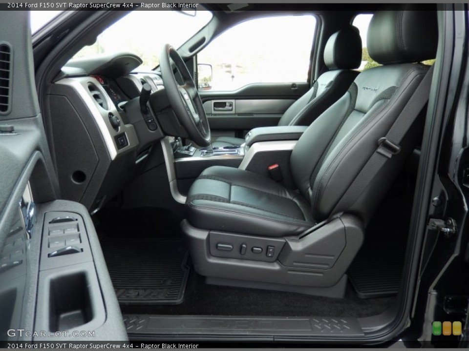 Raptor Black Interior Front Seat for the 2014 Ford F150 SVT Raptor SuperCrew 4x4 #89779367