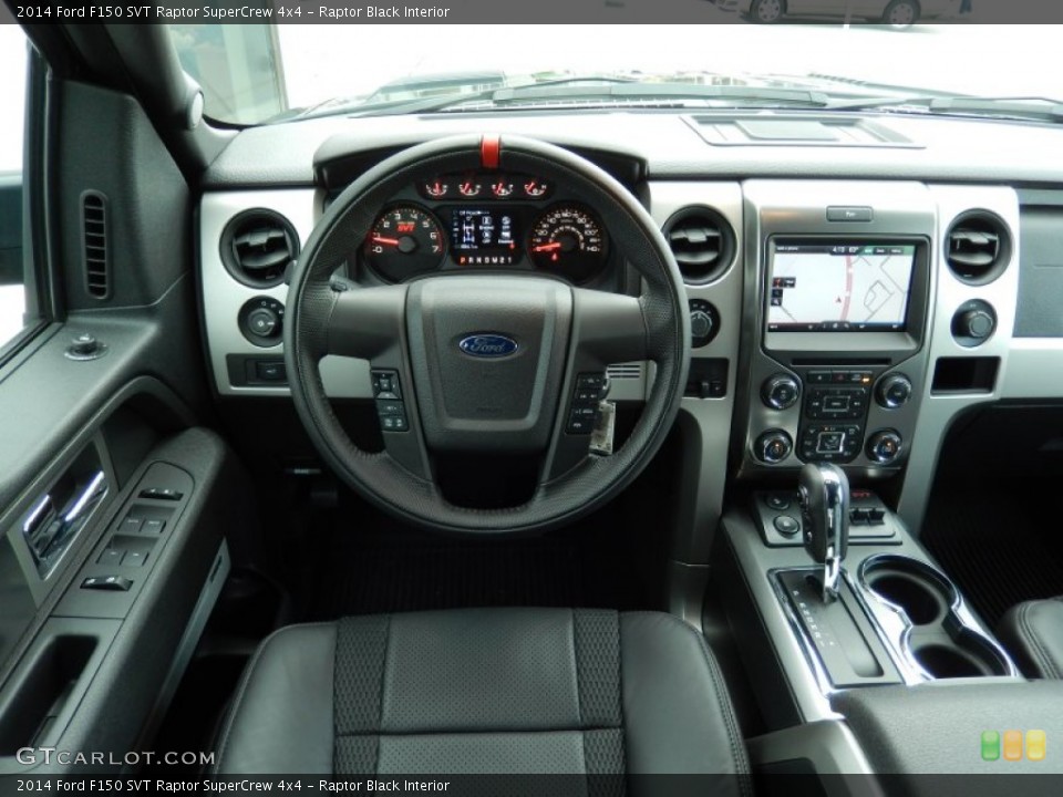Raptor Black Interior Dashboard for the 2014 Ford F150 SVT Raptor SuperCrew 4x4 #89779442