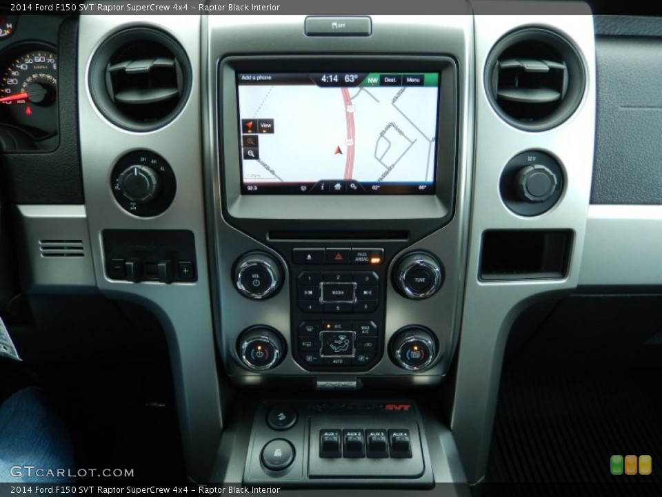 Raptor Black Interior Controls for the 2014 Ford F150 SVT Raptor SuperCrew 4x4 #89779487
