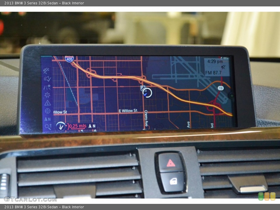 Black Interior Navigation for the 2013 BMW 3 Series 328i Sedan #89779625