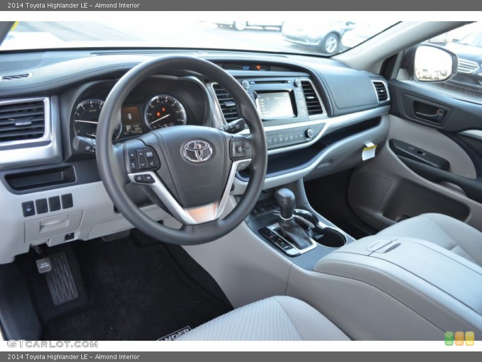Almond Interior Dashboard for the 2014 Toyota Highlander LE #89783645