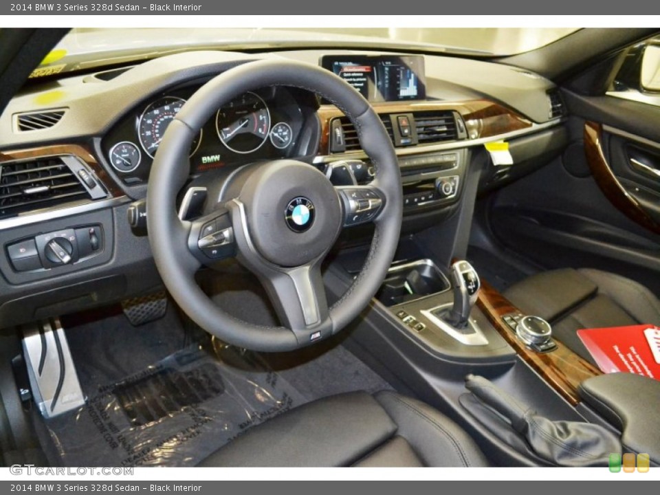 Black Interior Prime Interior for the 2014 BMW 3 Series 328d Sedan #89784596