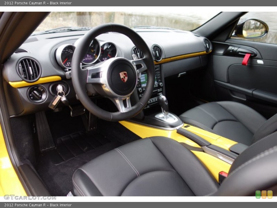 Black Interior Prime Interior for the 2012 Porsche Cayman R #89785310
