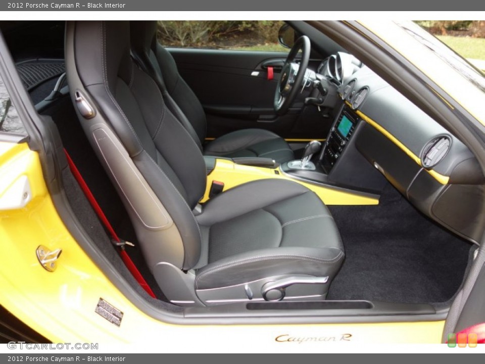 Black Interior Front Seat for the 2012 Porsche Cayman R #89785379