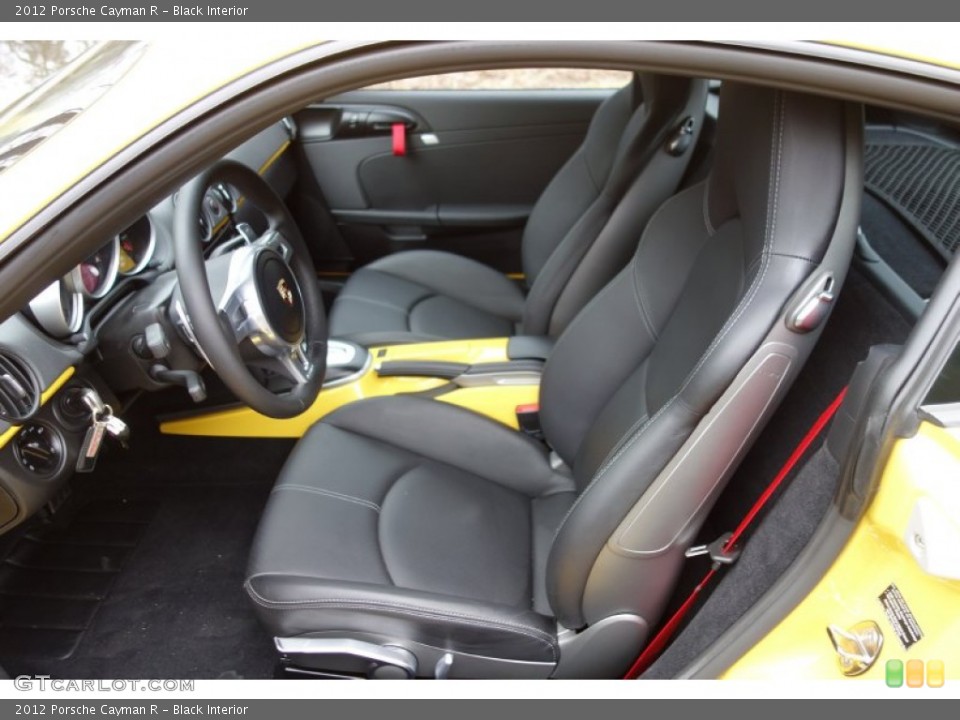 Black Interior Front Seat for the 2012 Porsche Cayman R #89785465