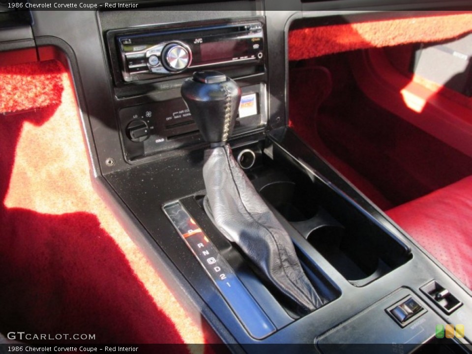 Red Interior Transmission for the 1986 Chevrolet Corvette Coupe #89788239
