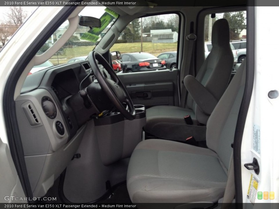 Medium Flint Interior Front Seat for the 2010 Ford E Series Van E350 XLT Passenger Extended #89788342