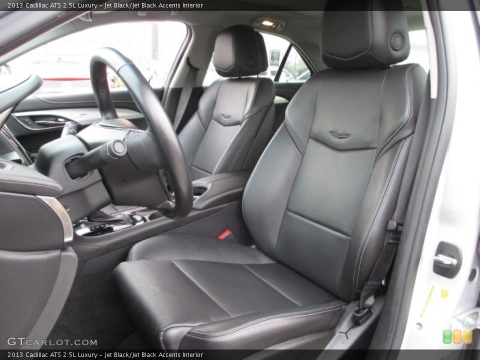 Jet Black/Jet Black Accents Interior Front Seat for the 2013 Cadillac ATS 2.5L Luxury #89790404