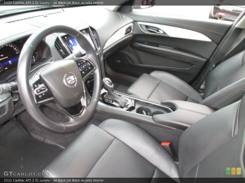 Jet Black/Jet Black Accents Interior Prime Interior for the 2013 Cadillac ATS 2.5L Luxury #89790428
