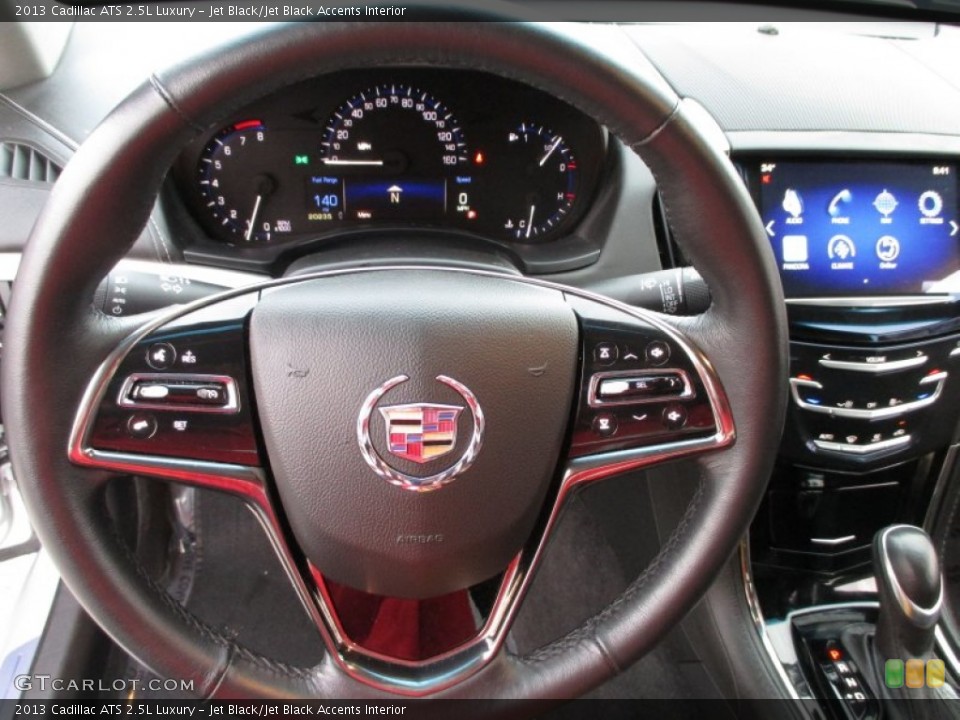 Jet Black/Jet Black Accents Interior Steering Wheel for the 2013 Cadillac ATS 2.5L Luxury #89790452