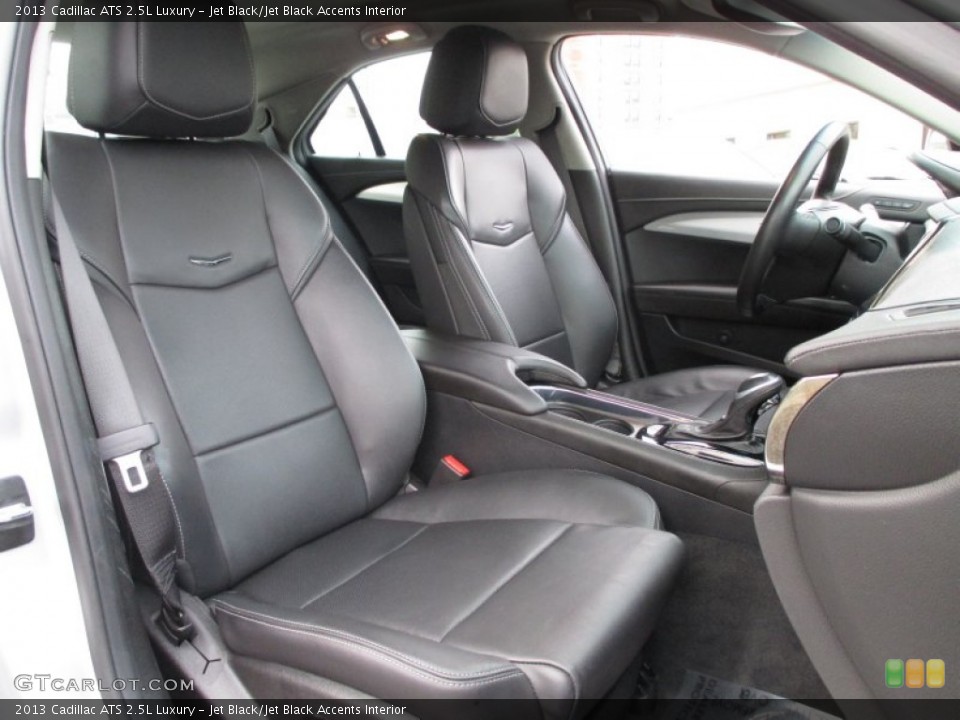 Jet Black/Jet Black Accents Interior Front Seat for the 2013 Cadillac ATS 2.5L Luxury #89790602