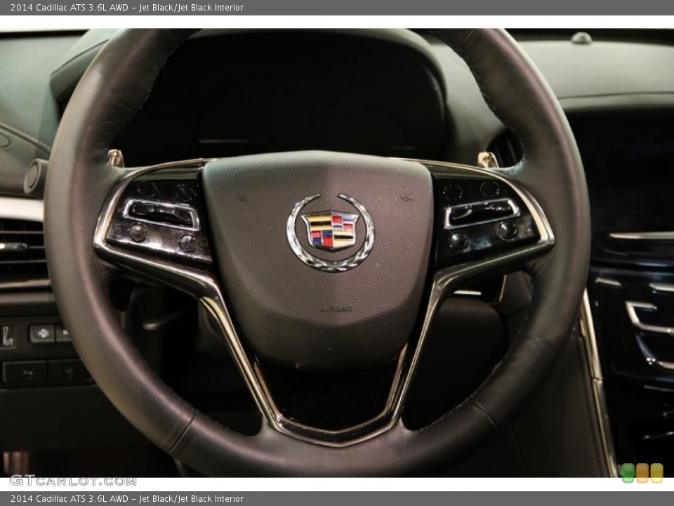 Jet Black/Jet Black Interior Steering Wheel for the 2014 Cadillac ATS 3.6L AWD #89793122