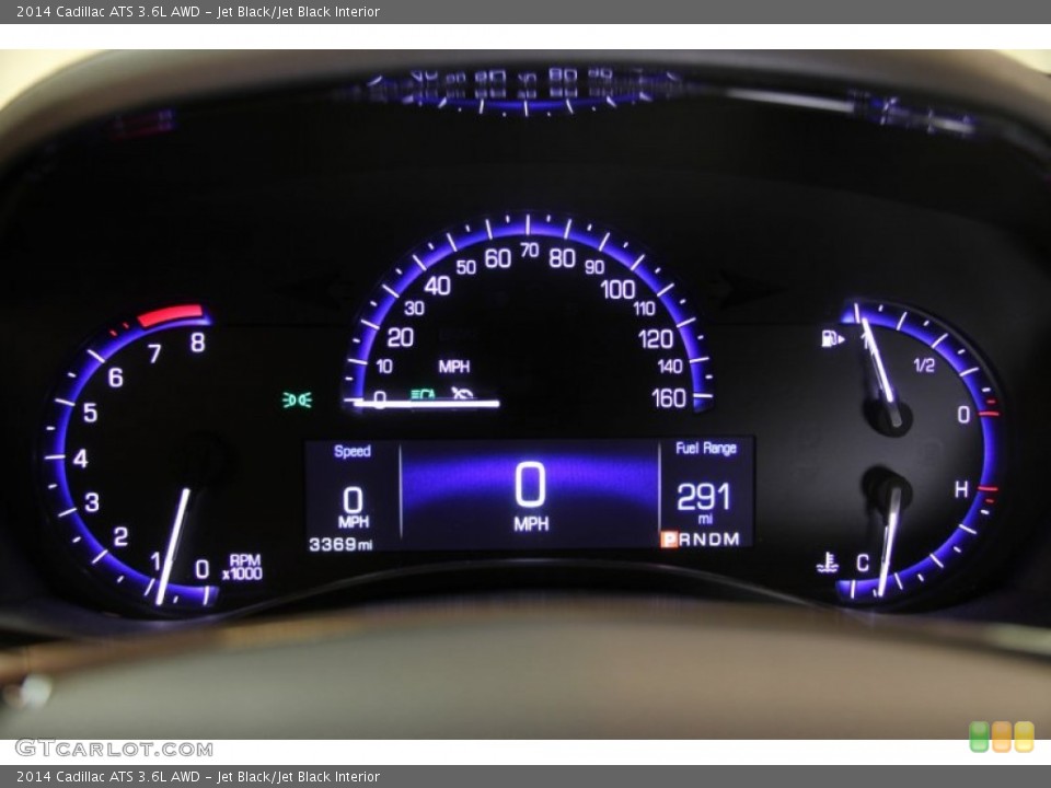 Jet Black/Jet Black Interior Gauges for the 2014 Cadillac ATS 3.6L AWD #89793132