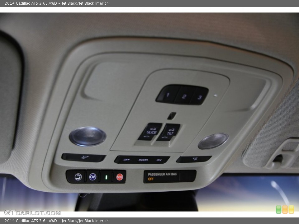 Jet Black/Jet Black Interior Controls for the 2014 Cadillac ATS 3.6L AWD #89793152