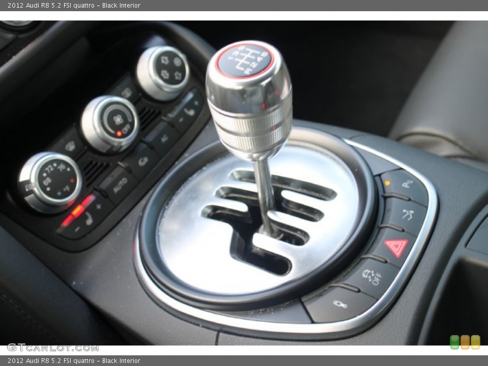 Black Interior Transmission for the 2012 Audi R8 5.2 FSI quattro #89795925