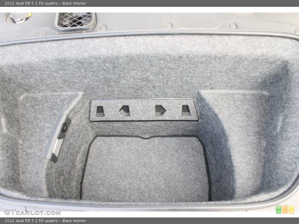 Black Interior Trunk for the 2012 Audi R8 5.2 FSI quattro #89795999