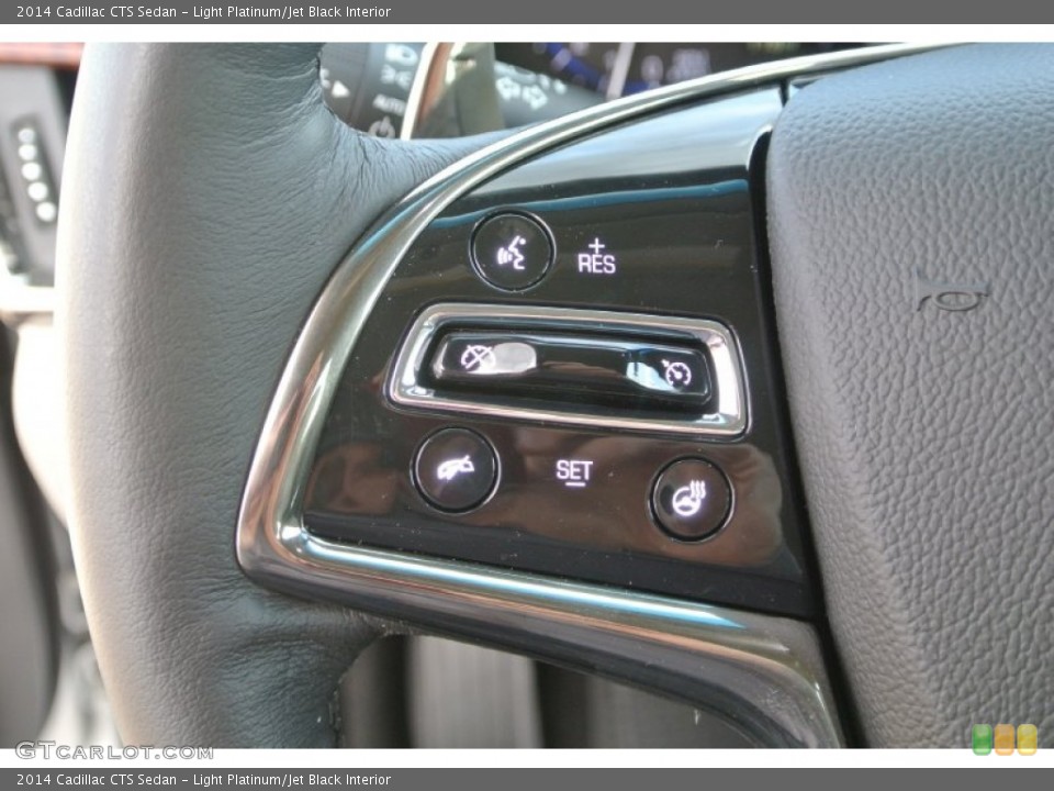 Light Platinum/Jet Black Interior Controls for the 2014 Cadillac CTS Sedan #89797064