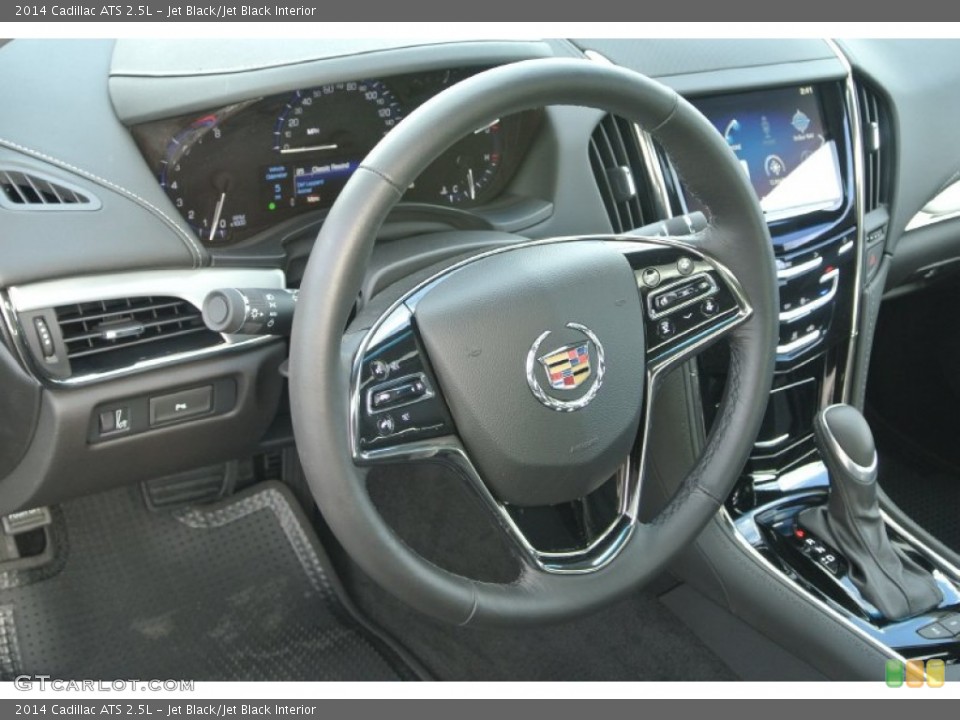 Jet Black/Jet Black Interior Steering Wheel for the 2014 Cadillac ATS 2.5L #89797808